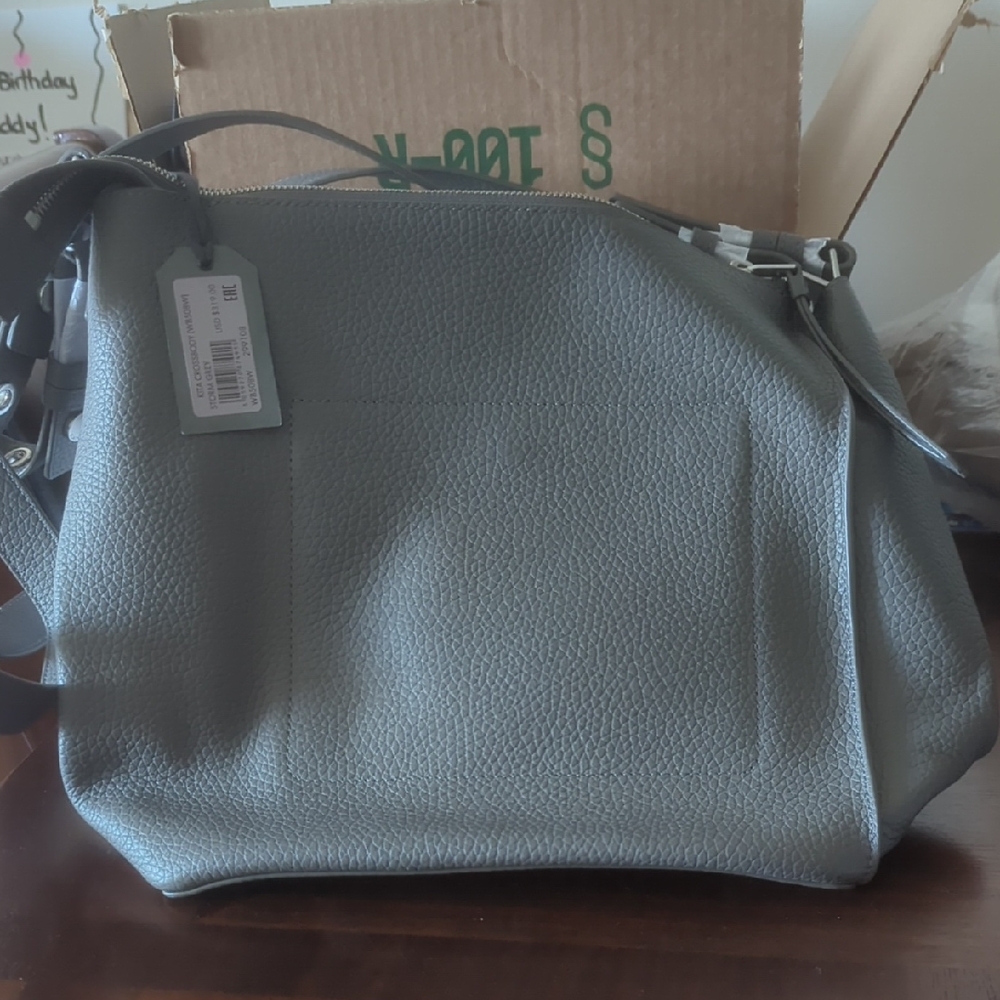 Storm Gray Crossbody Bag